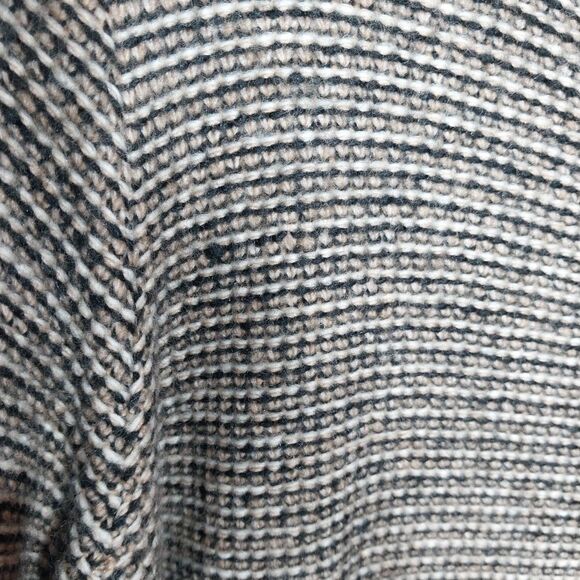 New Design 365 Horizontal Stripe Sweater Plus Sz 2X Crew Neck Fuzzy Pullover - Picture 5 of 9